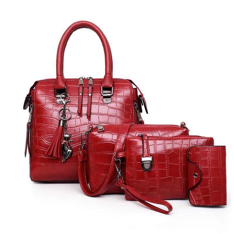Elvira - Set Bolsas Cocodrilo Cuatro Piezas
