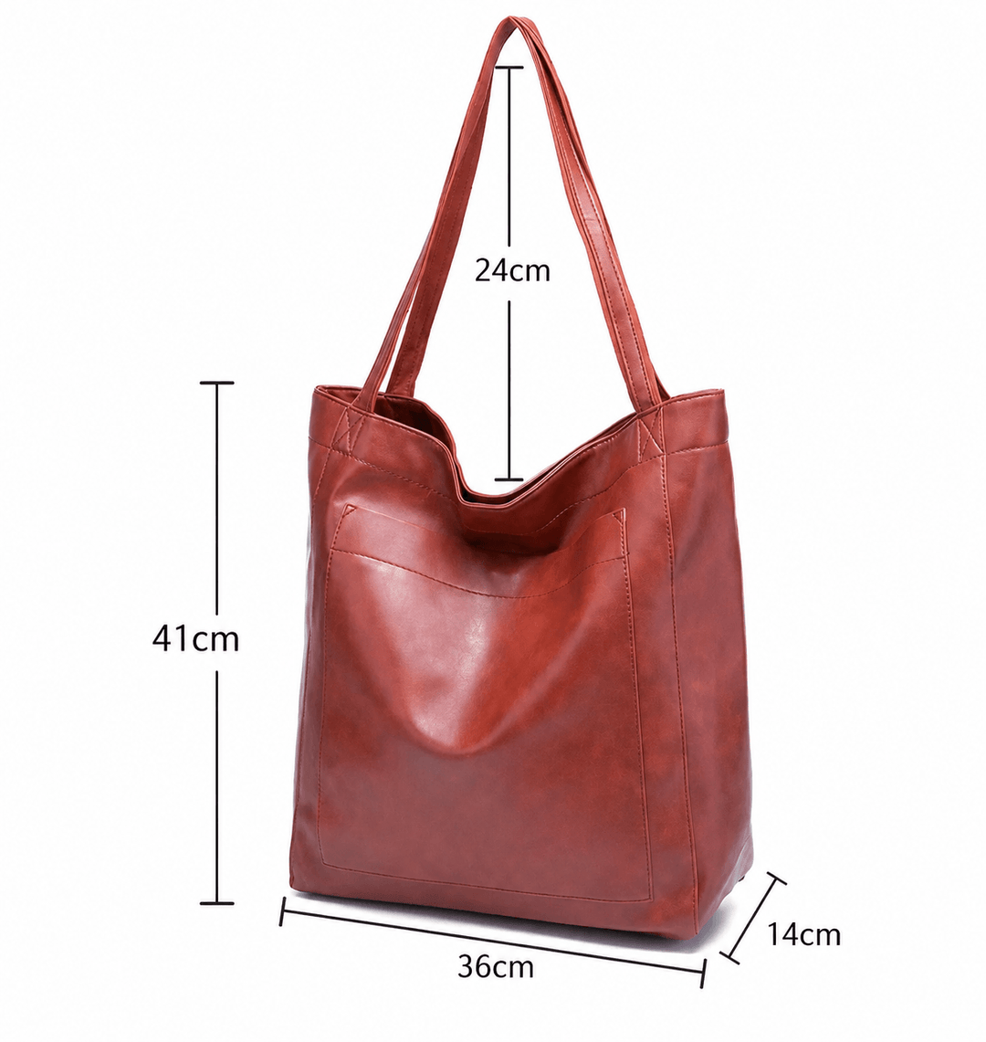 Juana - Bolsa Tote Cuero Minimalista