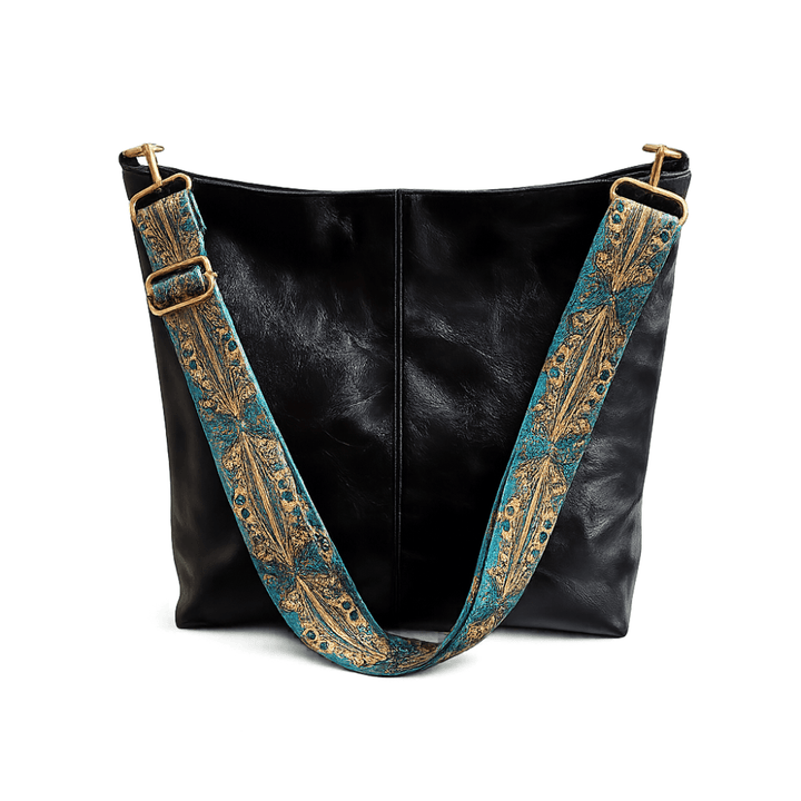 Cecilia - Bolsa Hombro Correa Étnica Ancha