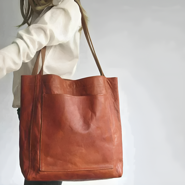 Juana - Bolsa Tote Cuero Minimalista