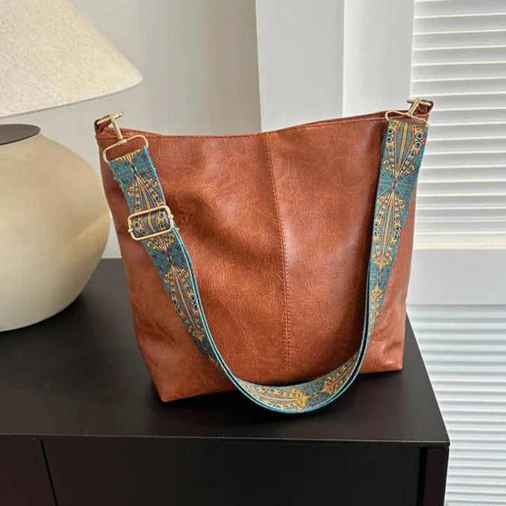 Cecilia - Bolsa Hombro Correa Étnica Ancha