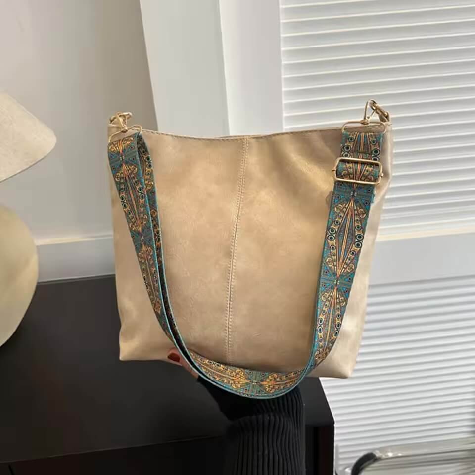Cecilia - Bolsa Hombro Correa Étnica Ancha