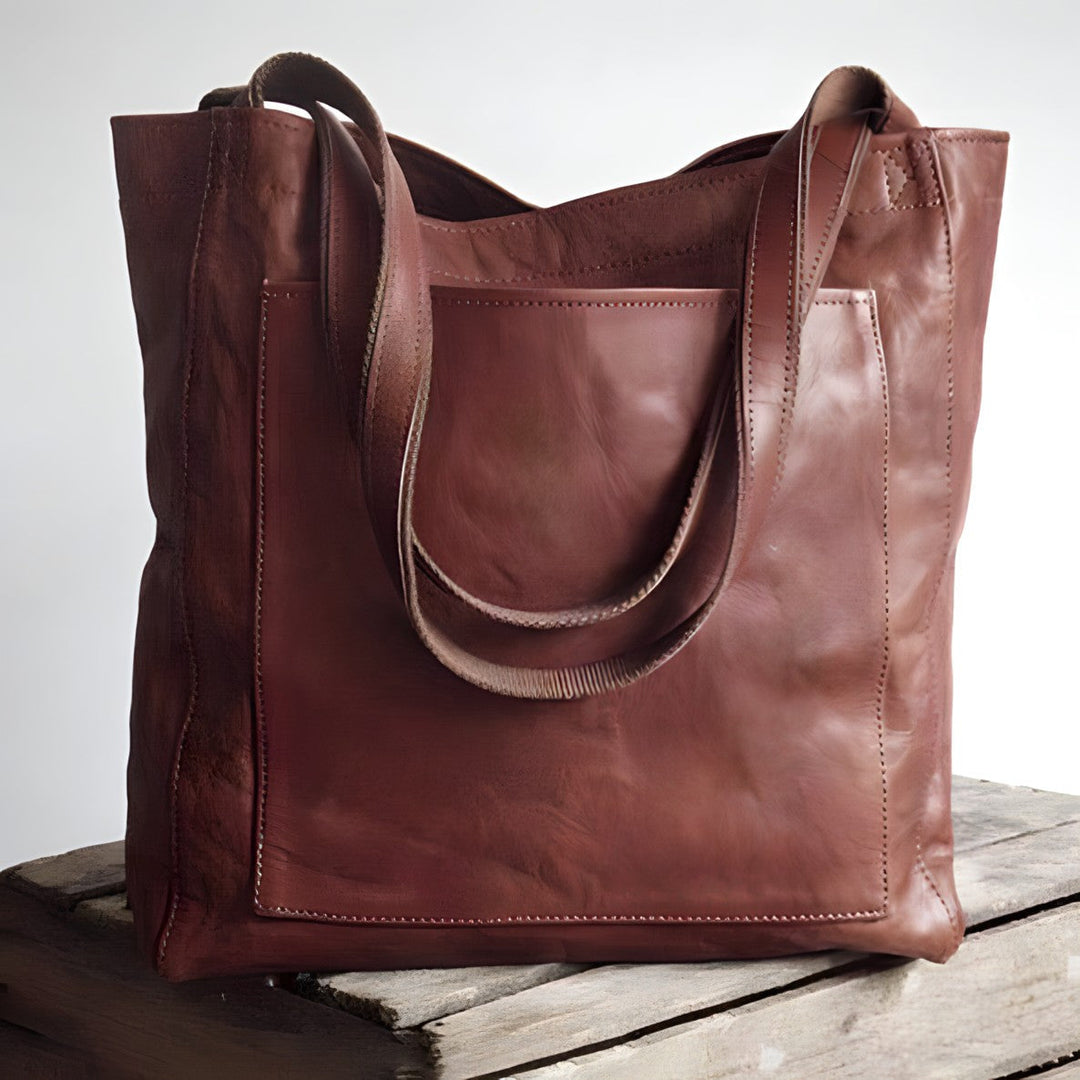 Juana - Bolsa Tote Cuero Minimalista
