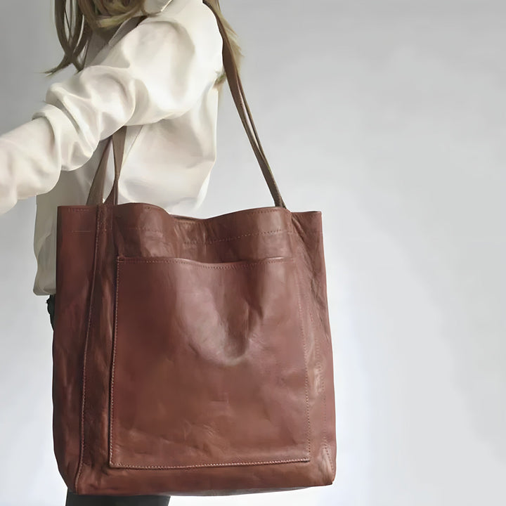 Juana - Bolsa Tote Cuero Minimalista